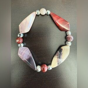Elegant Mookaite Jasper Bracelet